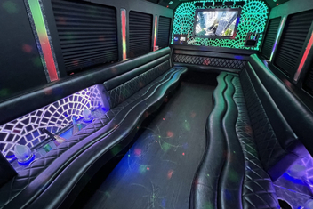 Huntsville Limo Bus Interior