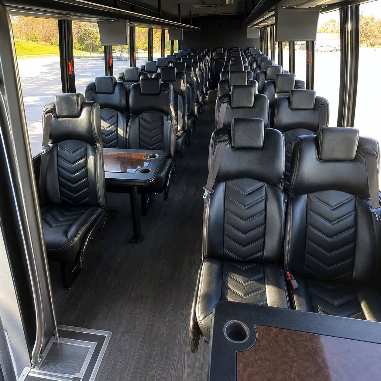 25 passenger minibus inside