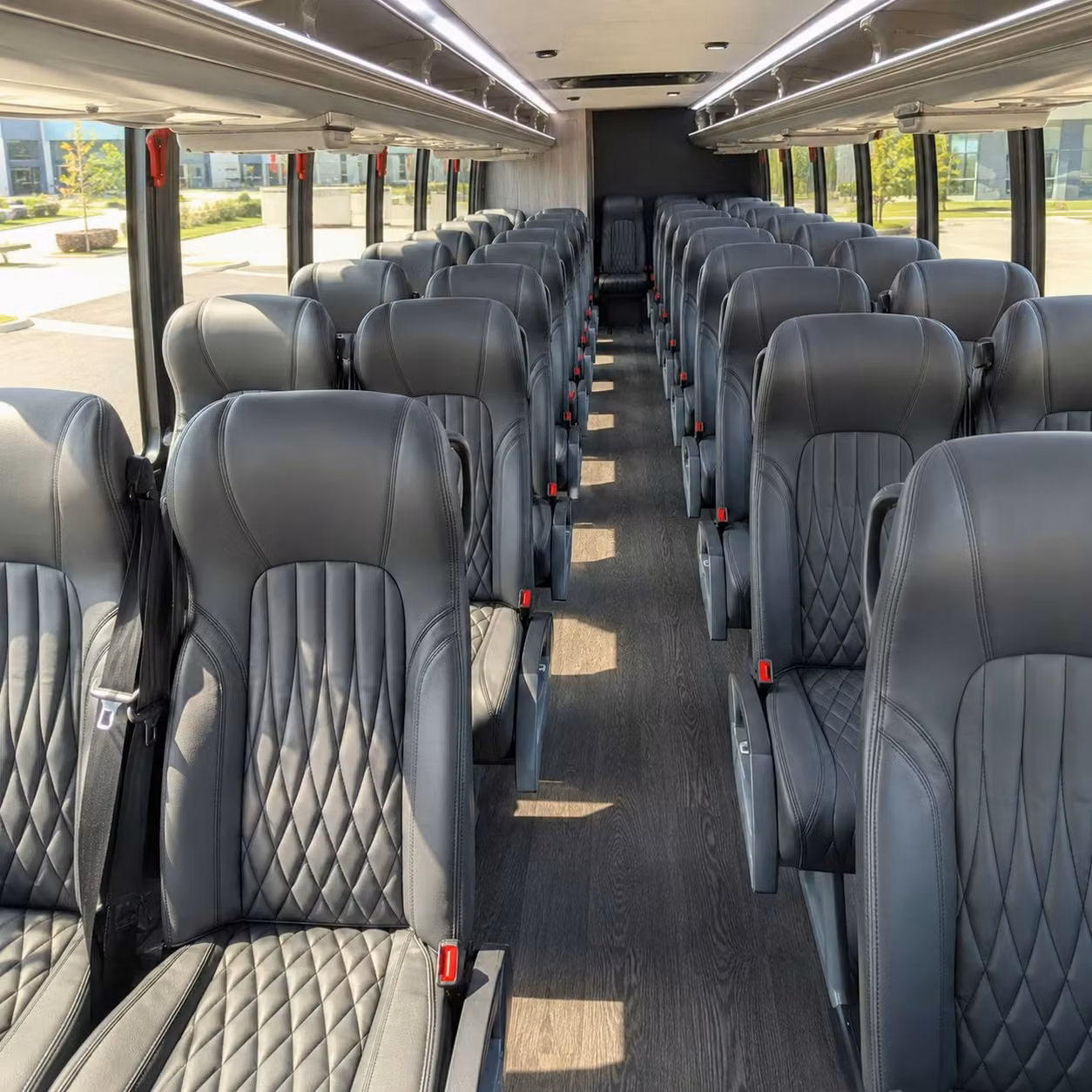 25 passenger minibus interior
