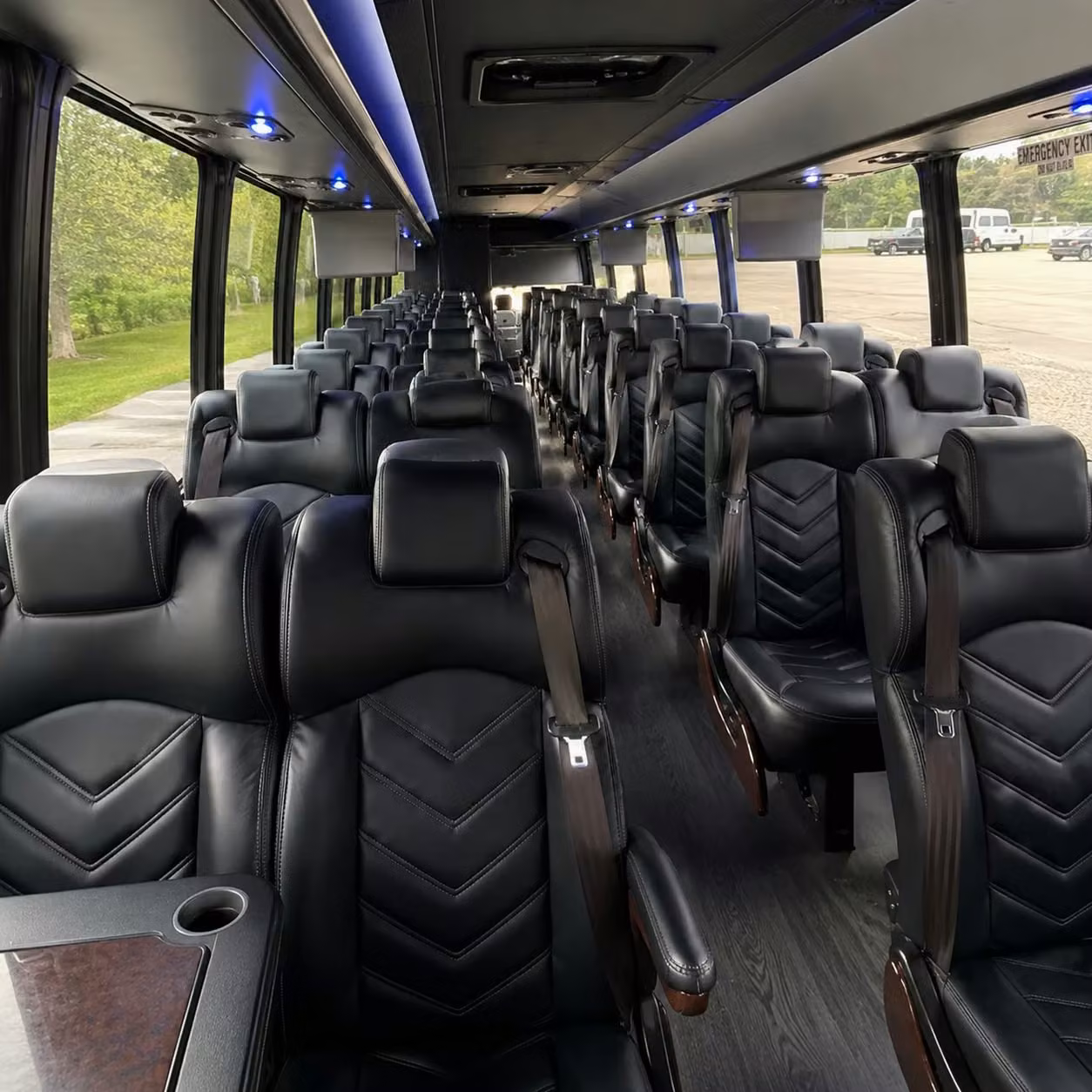 28 passenger minibus inside