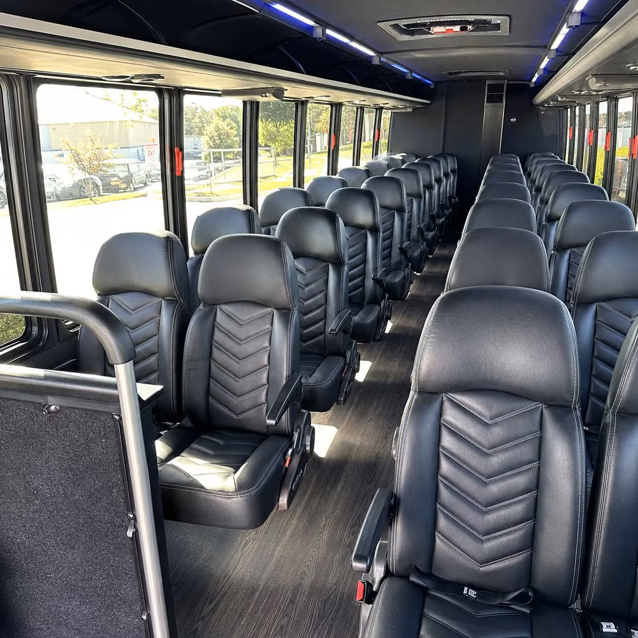 30 passenger minibus inside