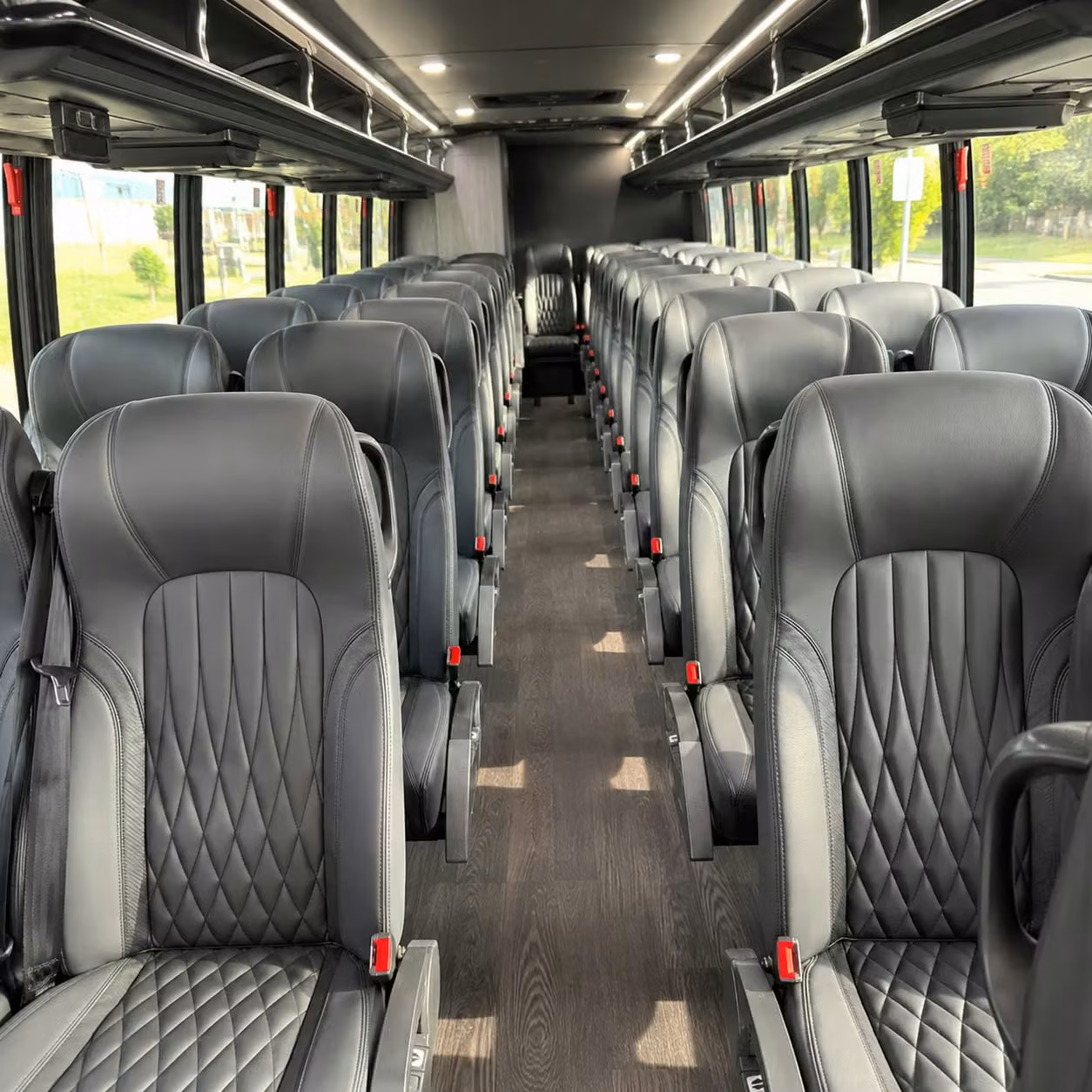 35 passenger minibus interior