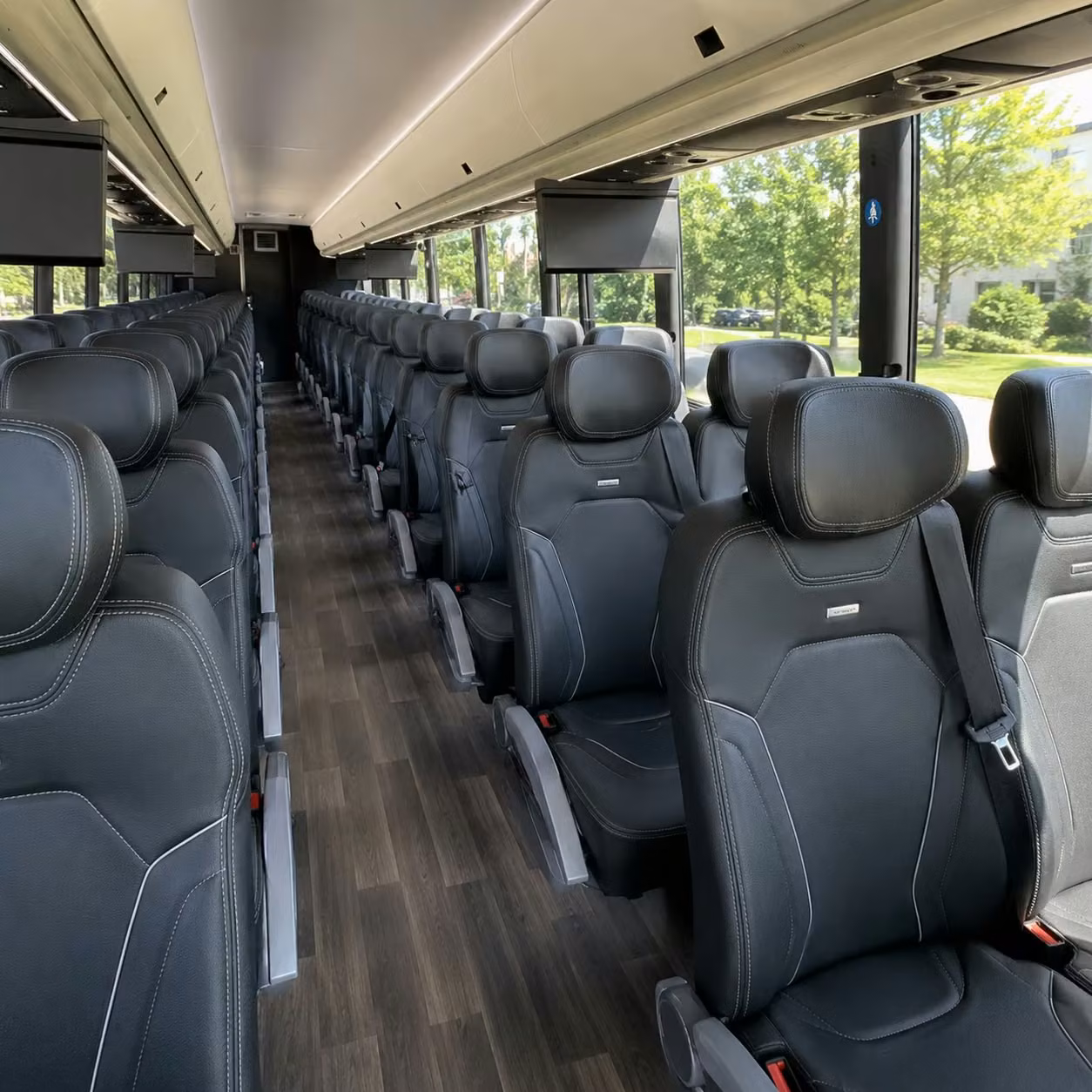 huntsville charter bus interior