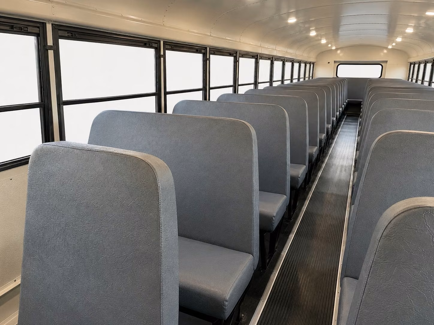 school bus interior